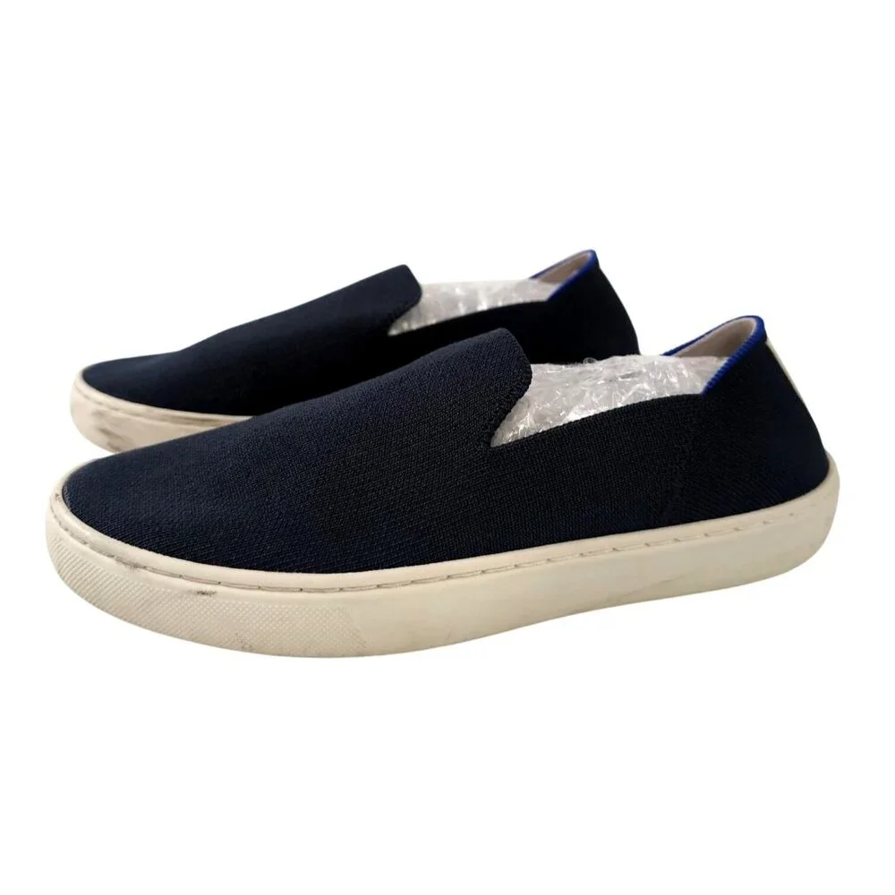 Rothys Original Slip On Sneaker Shoe Womens‎ 6 Blue Casual Everyday Travel